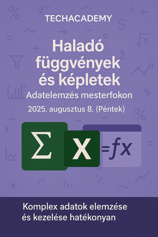 4. Haladó függvények és képletek – Adatelemzés mesterfokon